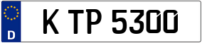 Truck License Plate